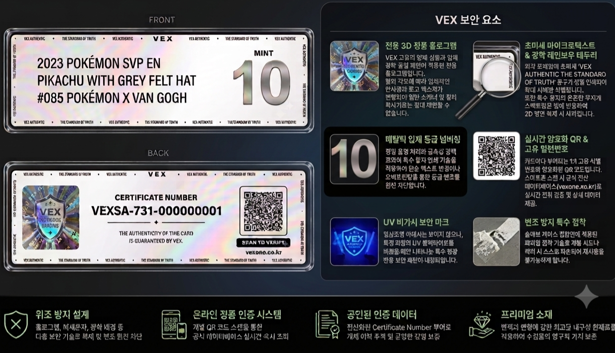 VEX 라벨 보안 요소 안내